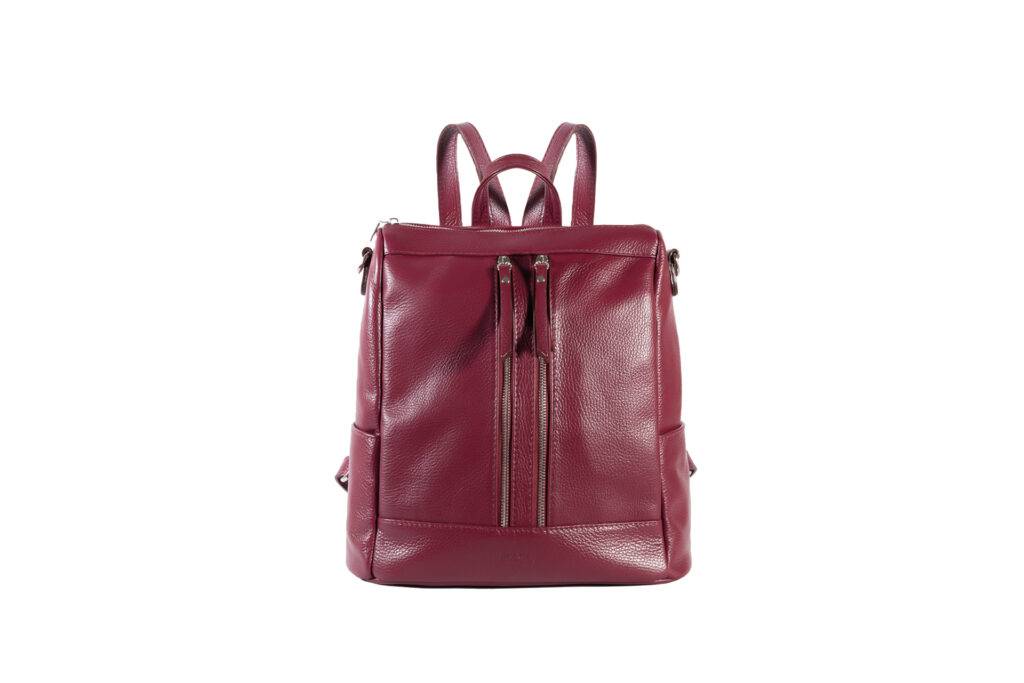 Leather backpack Urbana - Removable handle • Bolsieri Milano